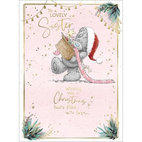 Lovely Sister Me to You Bear Christmas Card £1.79